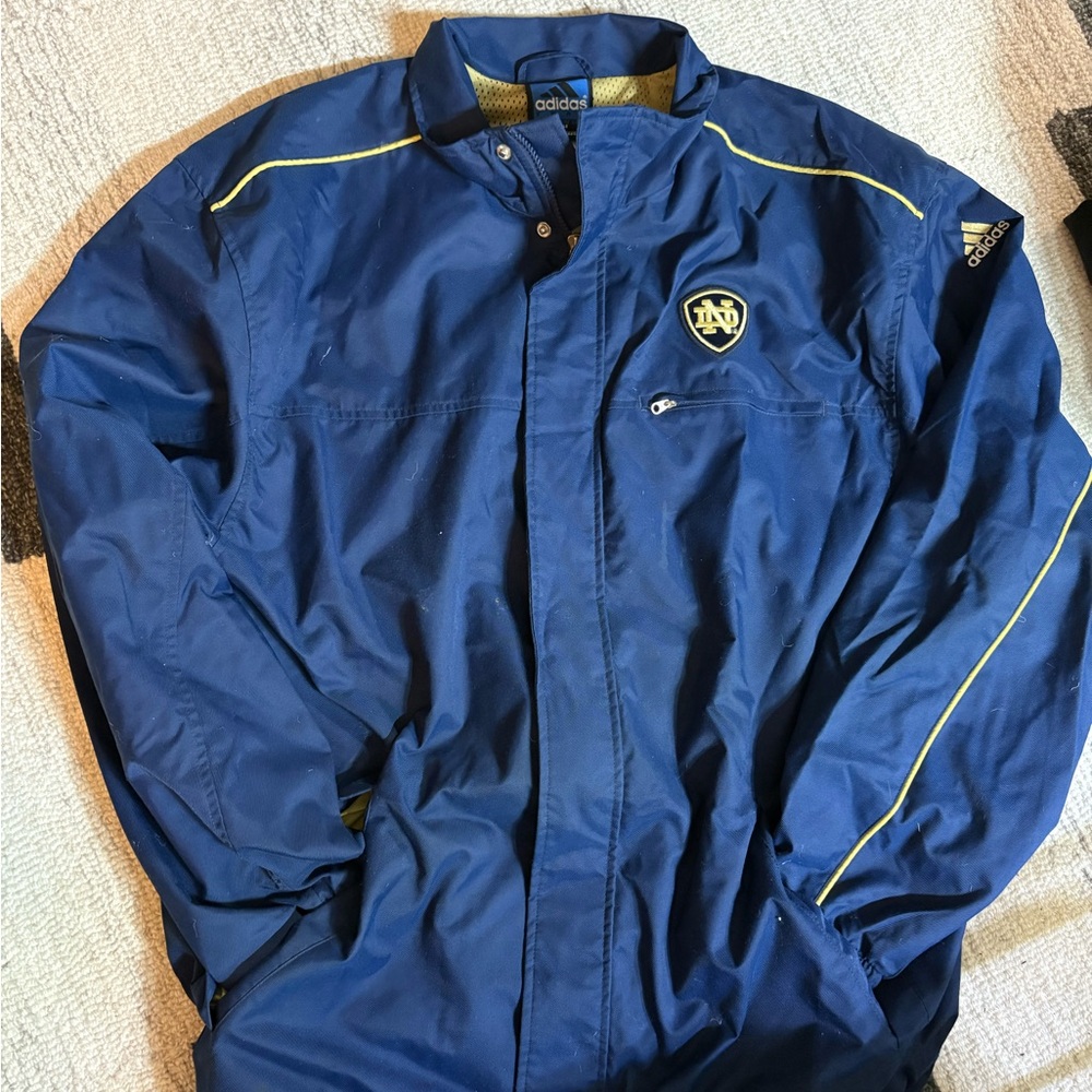 Vintage Adidas Notre Dame Men's Windbreaker